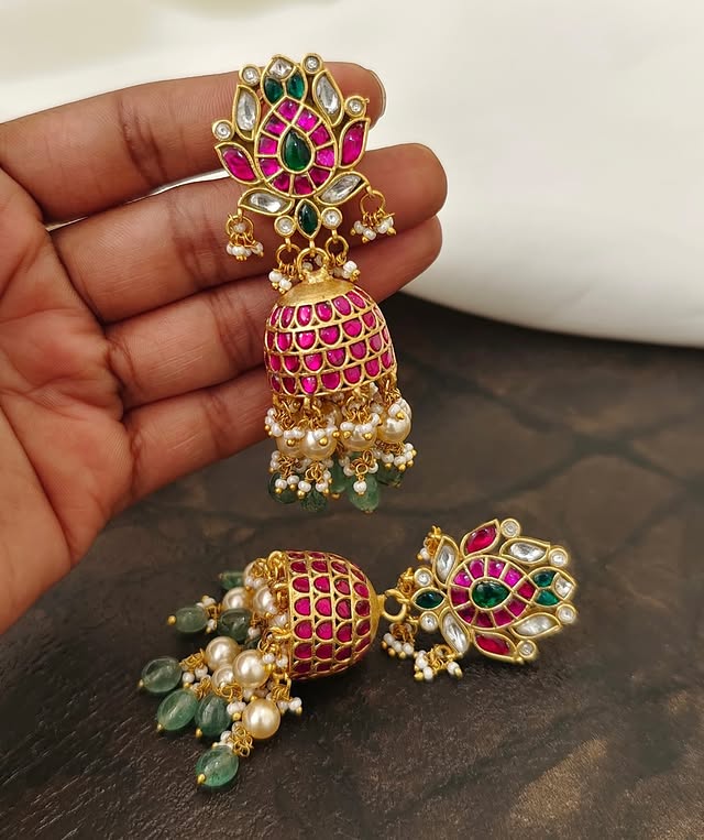 Traditional jadau kundan