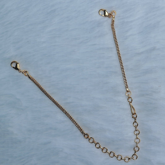 Set of 2 Premium Quality Back Chain with lobster claw on both side 29 cm /11.5 inch micro polish BC002