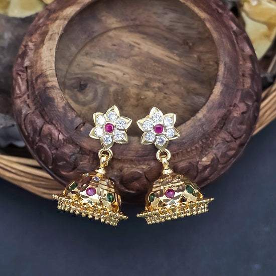 Microplated Traditional Jhumka
