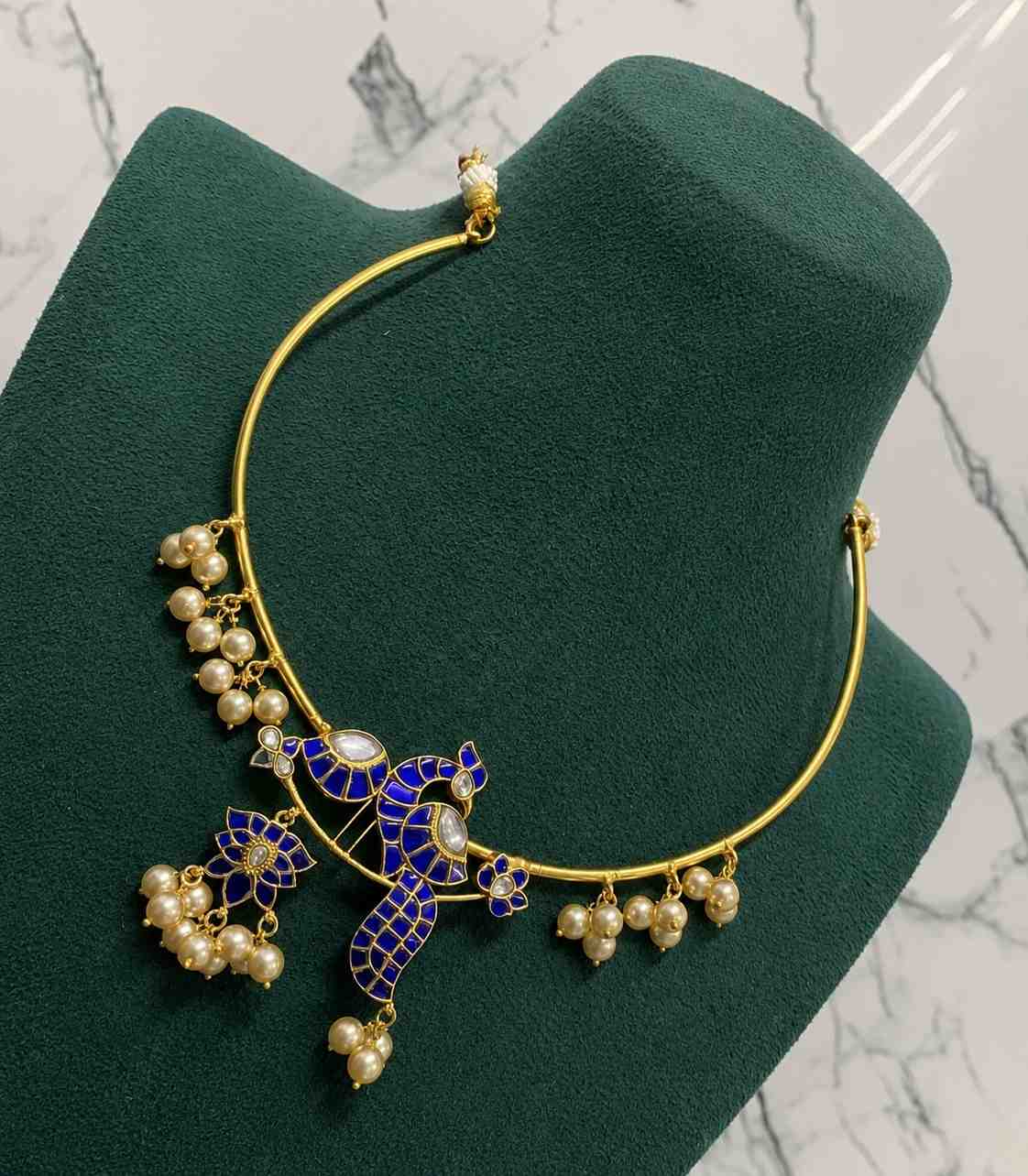 N0323 Hasli Jadau kundan Statement necklace