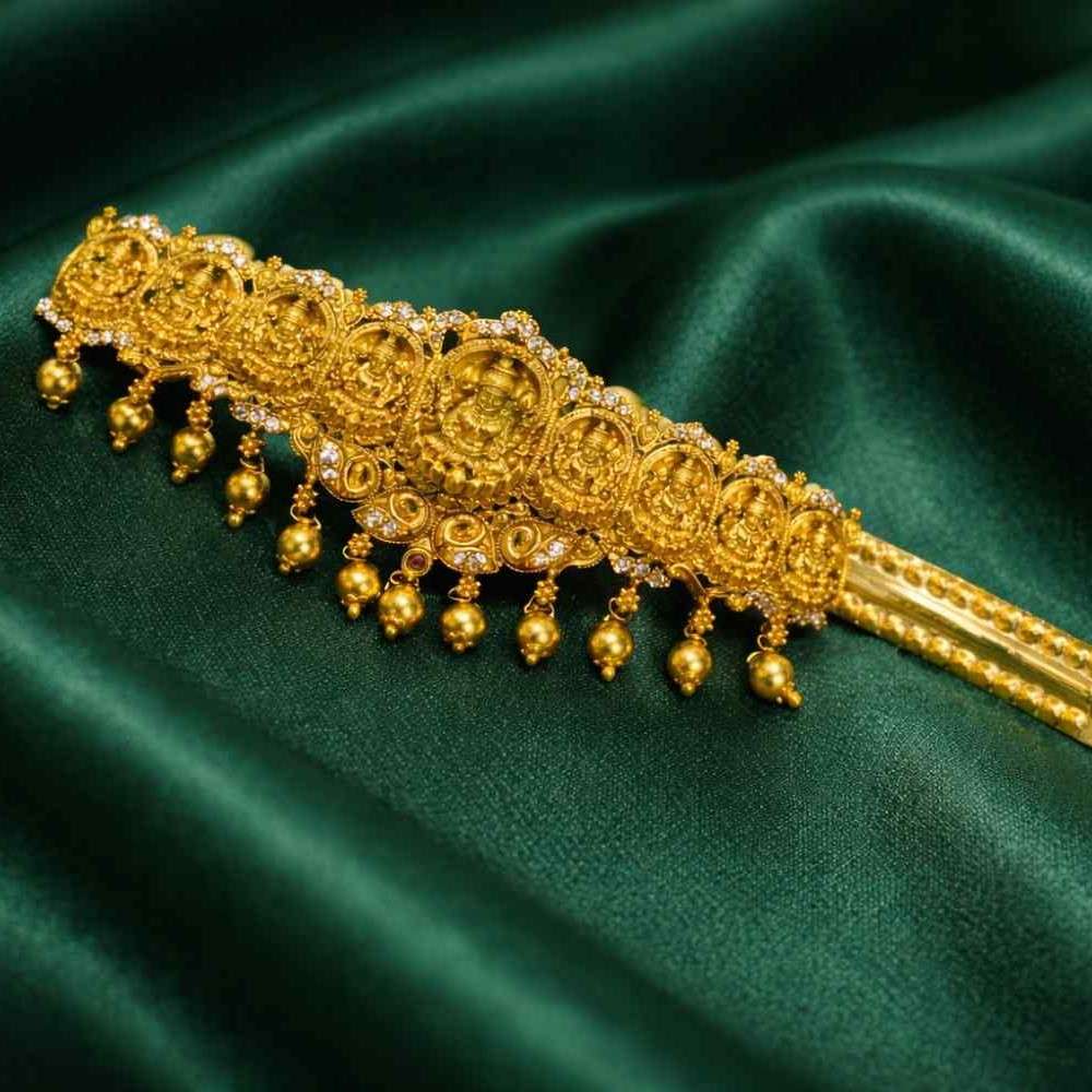 Premium Quality Hair Clip With Lakshmi Design HA0021-CR43