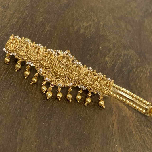 Premium Quality Hair Clip With Lakshmi Design HA0021-CR43