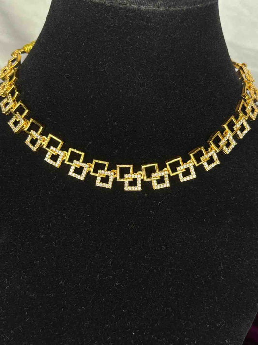 Minimal Diamond Replica Necklace N0220-CJ25