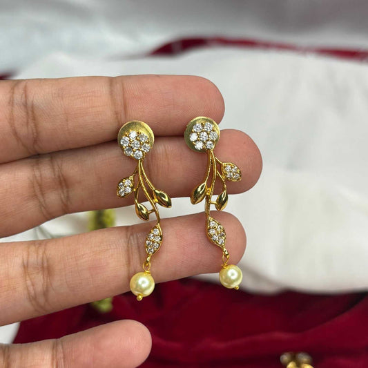 Floral Stone Necklace N0016