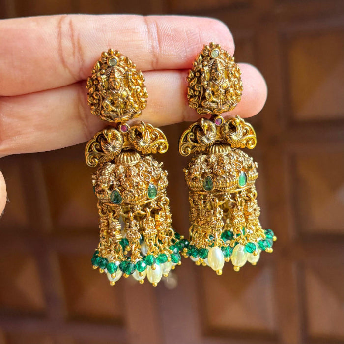 Antique Unique Lakshmi Jhumka J0028-CU40