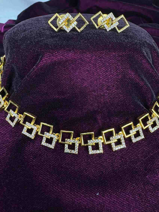 Minimal Diamond Replica Necklace N0220-CJ25