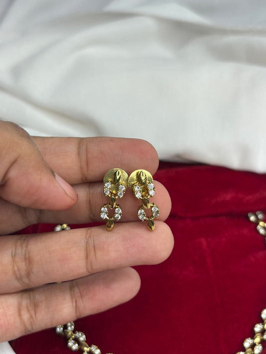 N0222 Minimal Diamond Replica Necklace
