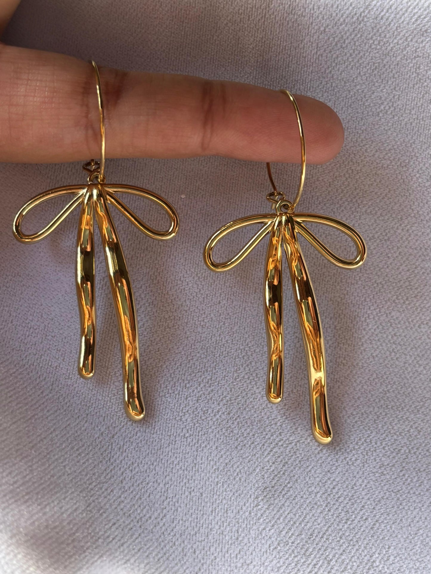 Stainless Steel Anti Tarnish 18k Gold plated Earring SS008