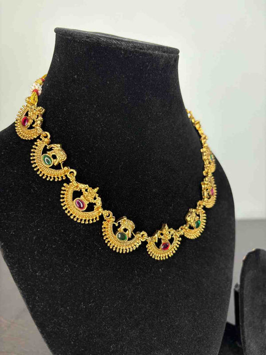 Matte finish Minimal Necklace N0224-CJ22