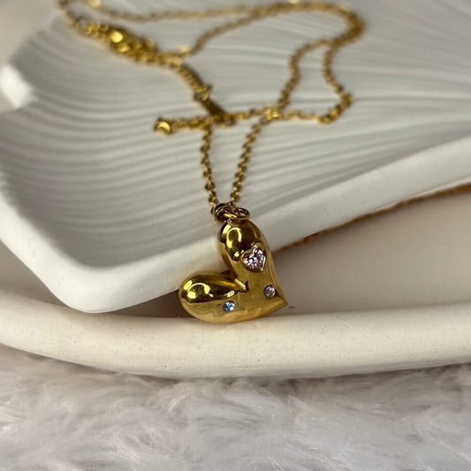 Stainless Steel Anti tarnish Heart Chain SC0002