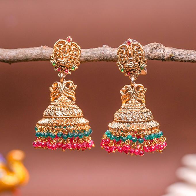 Matte finish Jhumka J009-CO39