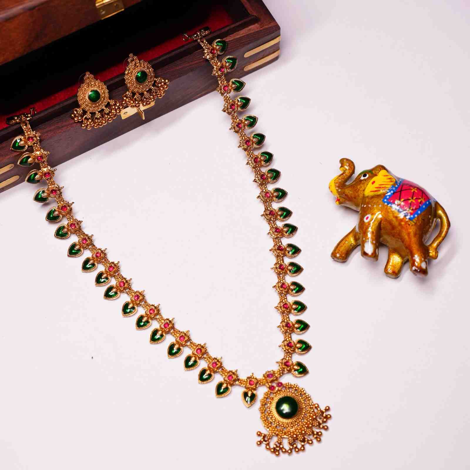 Palakka middle Length Enamel Haram Matte Finish H0005-CJ31