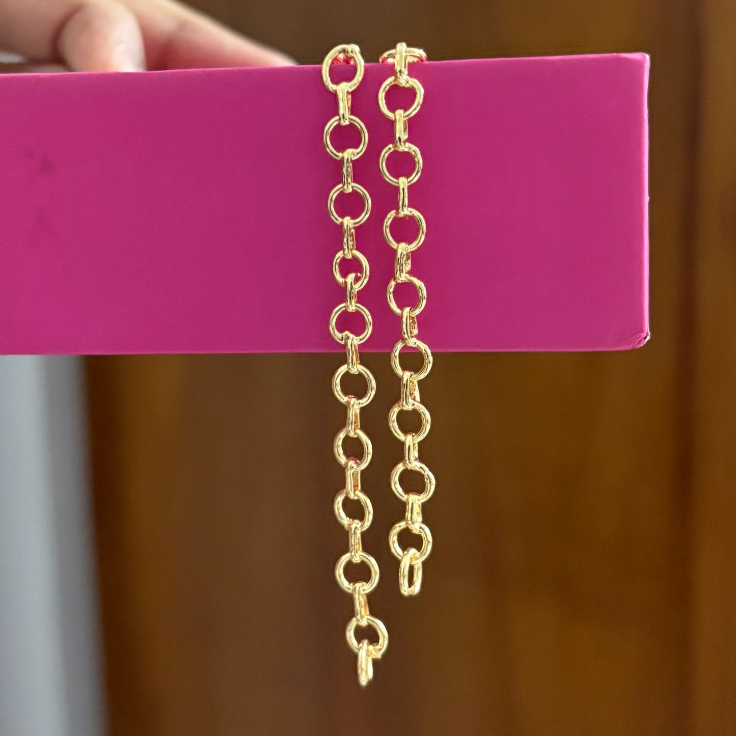 SET OF 2 Premium Quality Back Chain of 25 cm /9.5 inch micro polish BC001