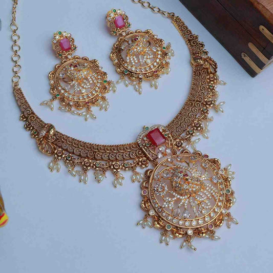 Premium Quality Hasli Peacock Necklace N0056-CV170