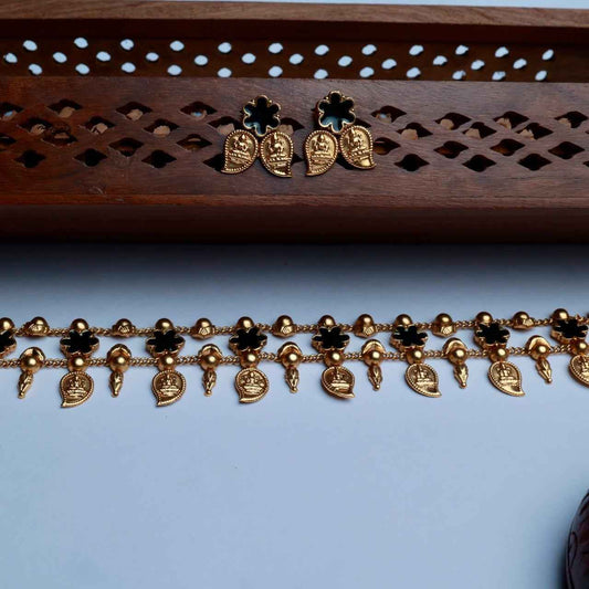 Premium Quality Maga Lakshmi Chocker set with Matching earrings N0149-CJ33