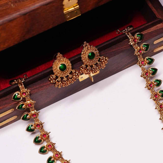 Palakka middle Length Enamel Haram Matte Finish H0005-CJ31