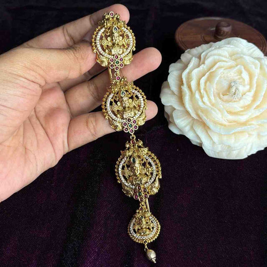 Premium Quality Jada billa 6 inch long Short Size Floral Pattern HA033-CR52