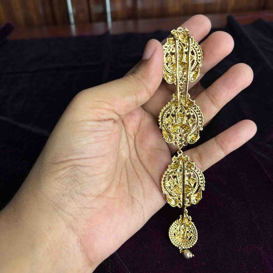 Premium Quality Jada billa 6 inch long Short Size Floral Pattern HA033-CR52