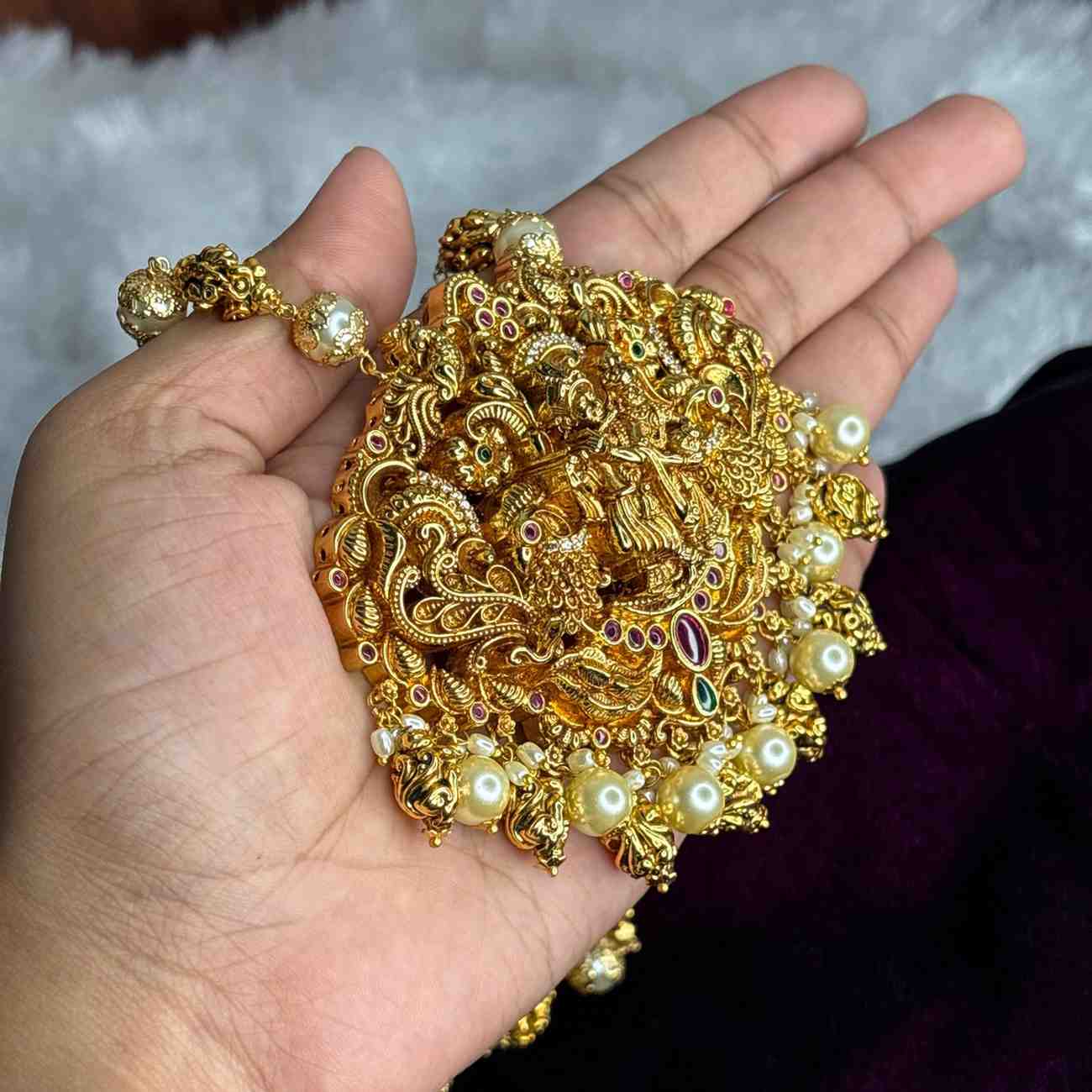 H0043 Premium Quality 31 inch long Pearl Haram