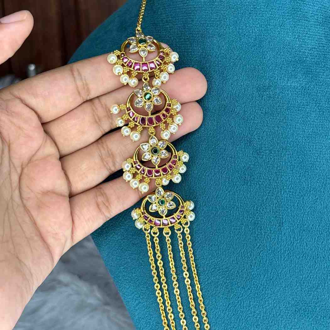 Premium Quality 5 Layer Chain 31 inch long chain with Mogappu H0044-CS80