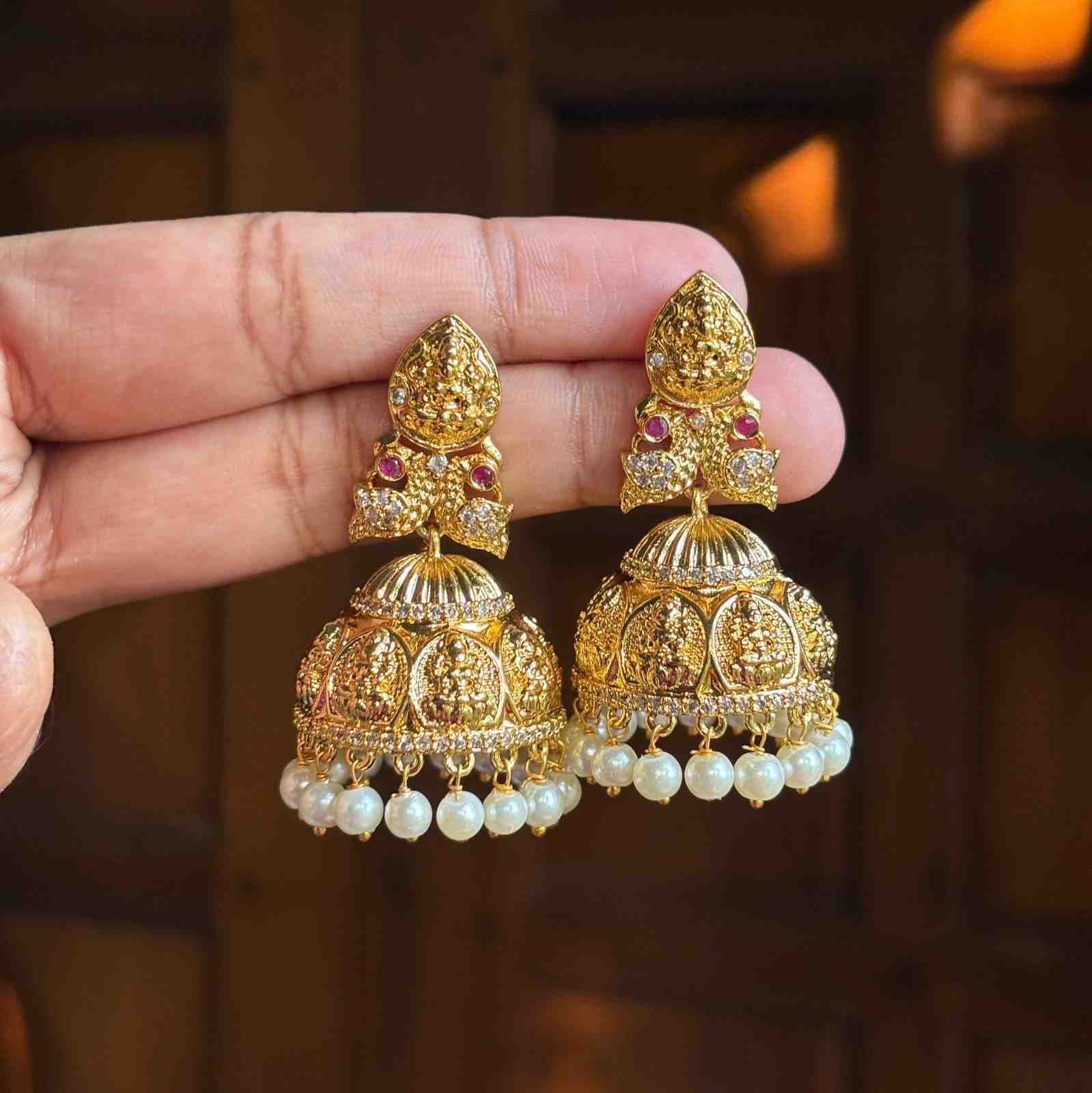 Premium Lakshmi Jhumka J0018-CI32