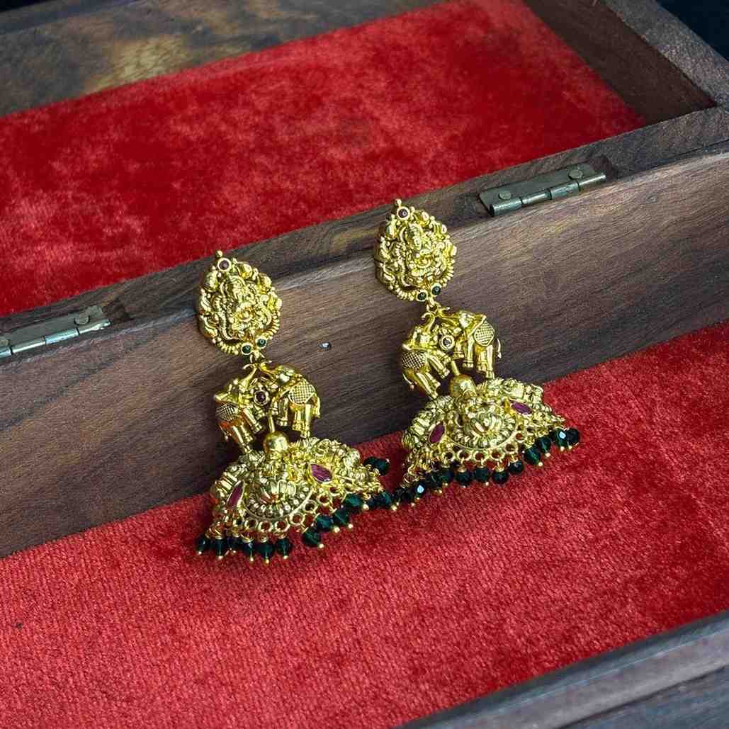 J0080 Light weight Bridal Jhumka