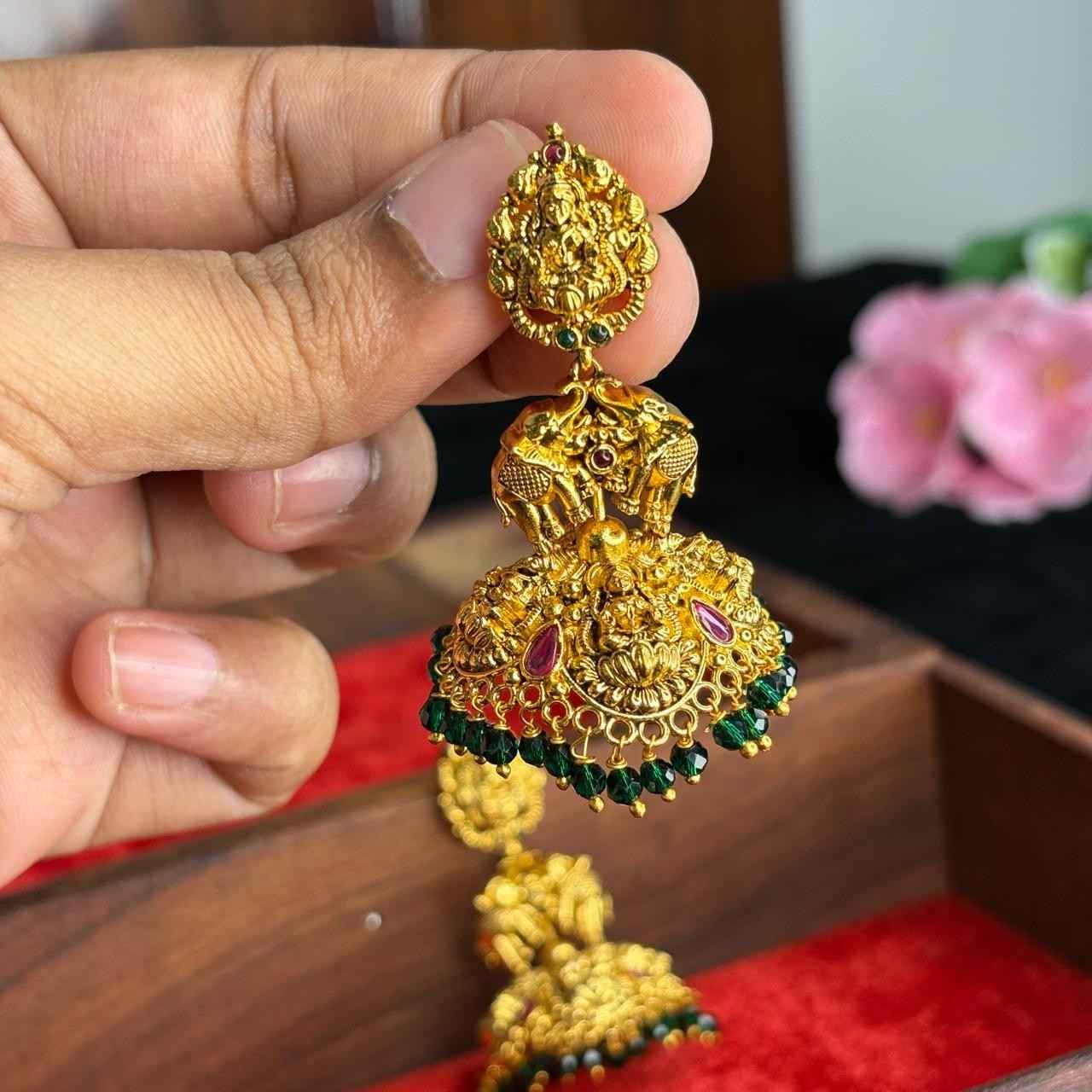 J0080 Light weight Bridal Jhumka