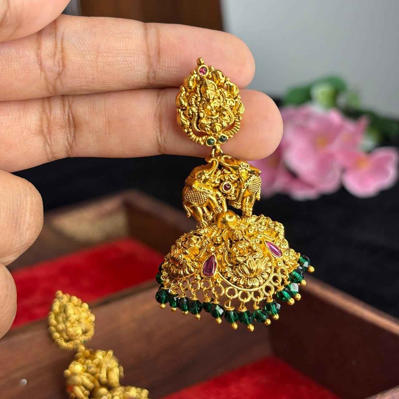 J0080 Light weight Bridal Jhumka