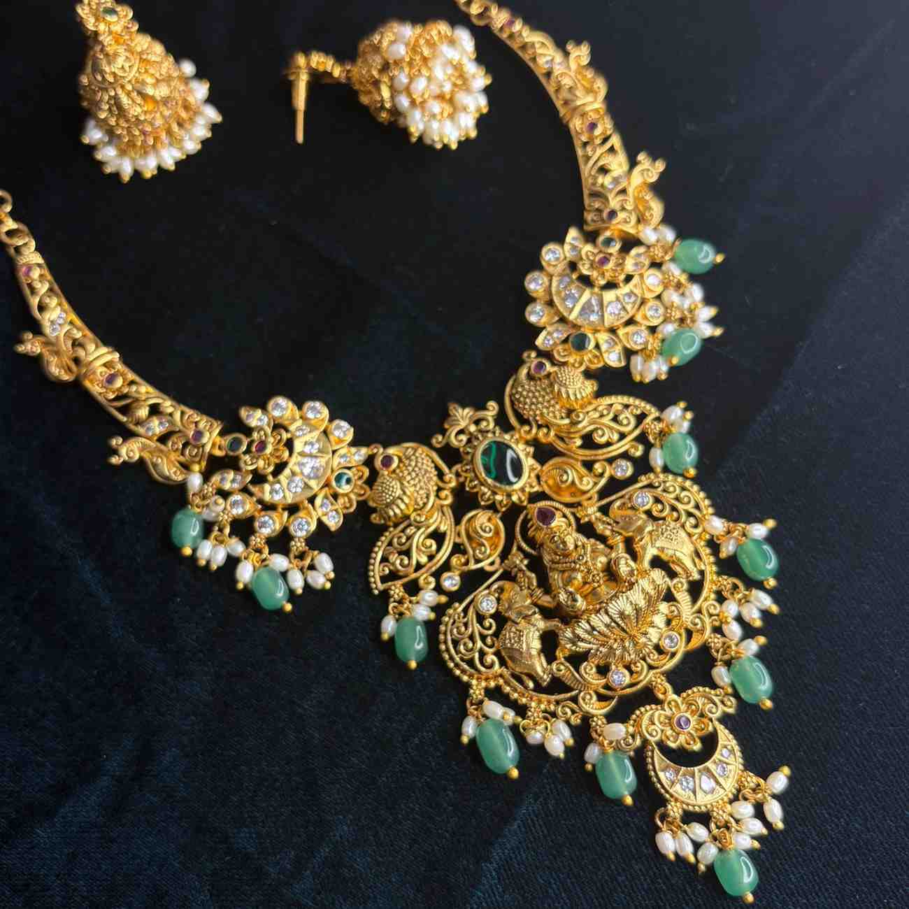 N0181 Premium Quality Lakshmi Kanti Haslie Necklace