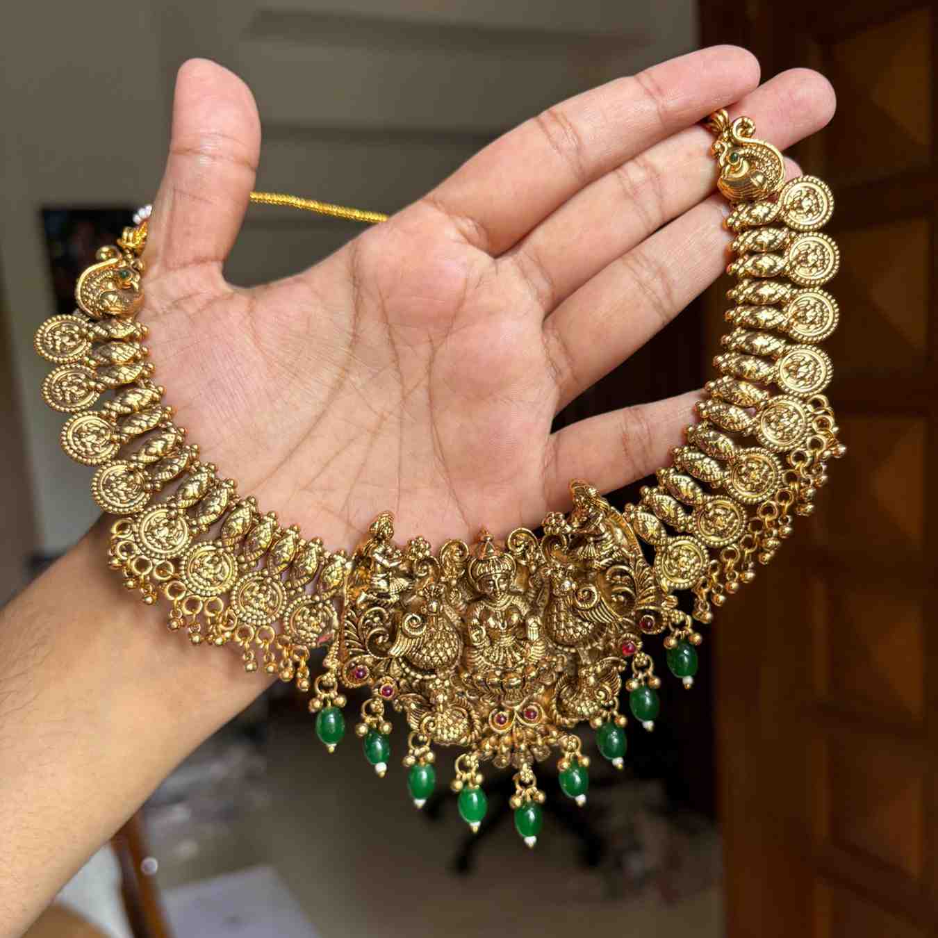 Premium Lakshmi necklace N0196-CJ57