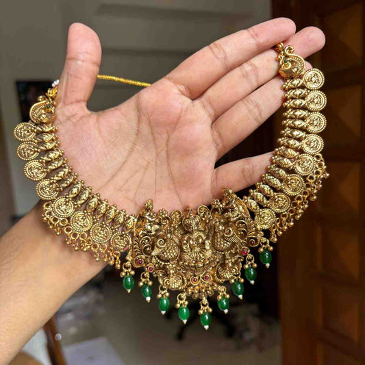 Premium Lakshmi necklace N0196-CJ57