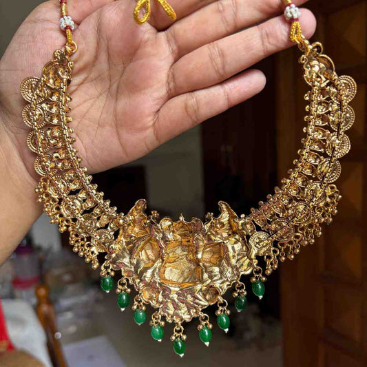 Premium Lakshmi necklace N0196-CJ57