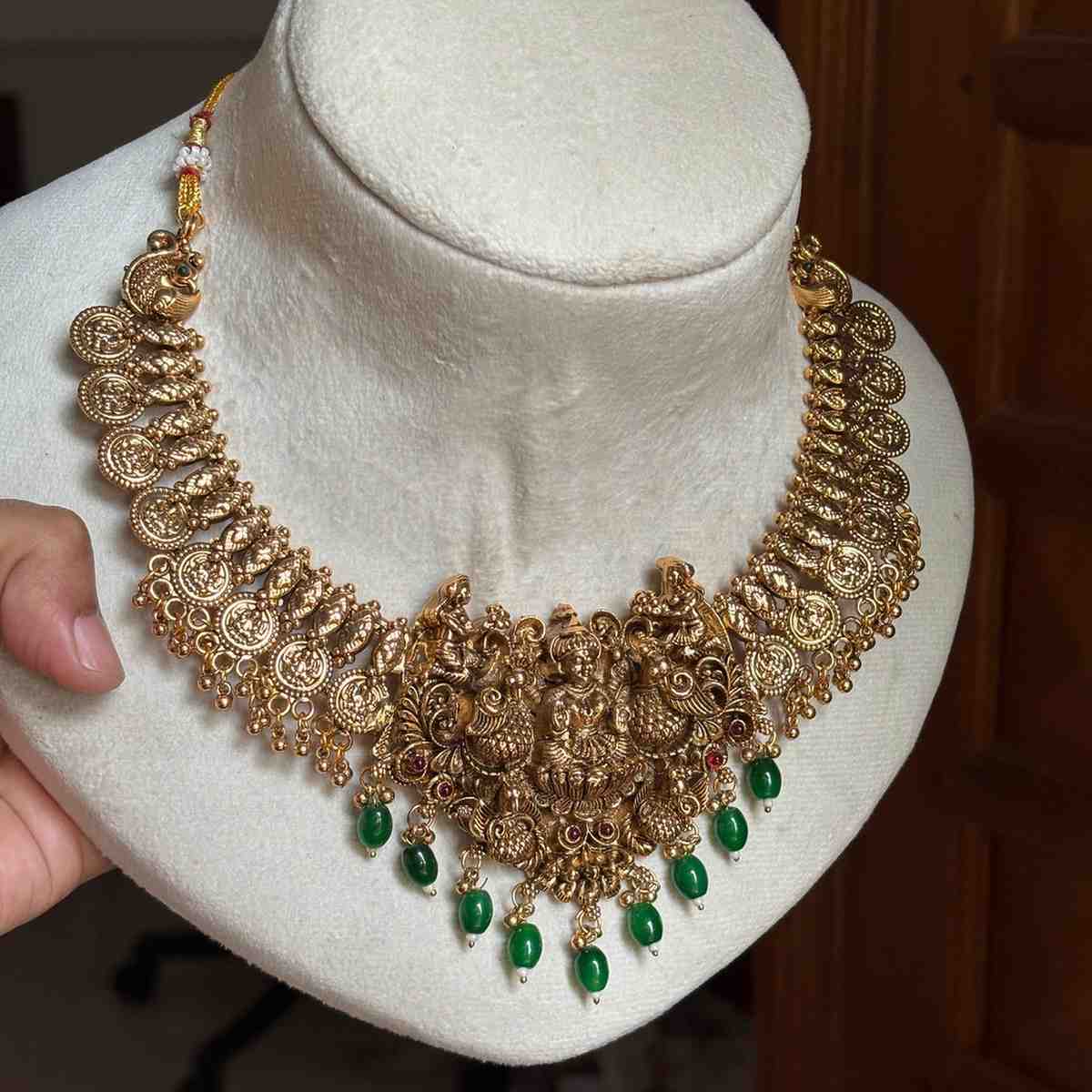 Premium Lakshmi necklace N0196-CJ57
