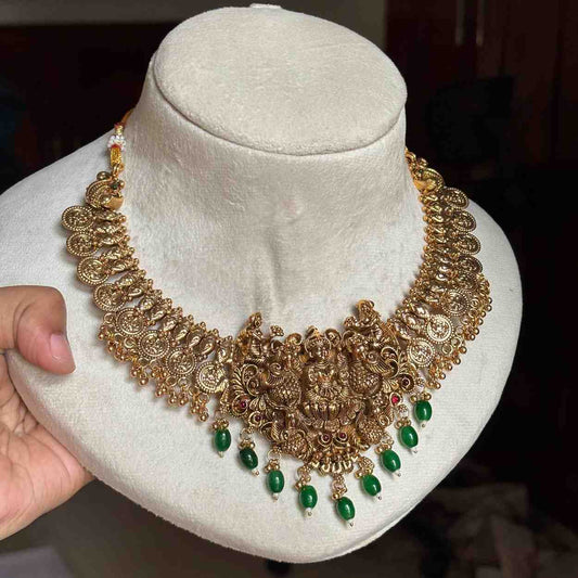 Premium Lakshmi necklace N0196-CJ57