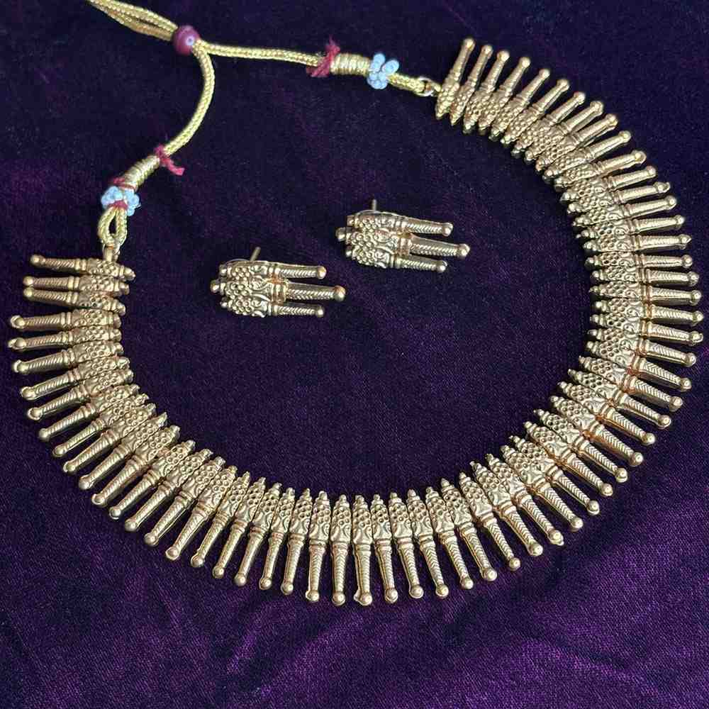 Premium Matte Finish Mulla Poov necklace N0216-CJ20