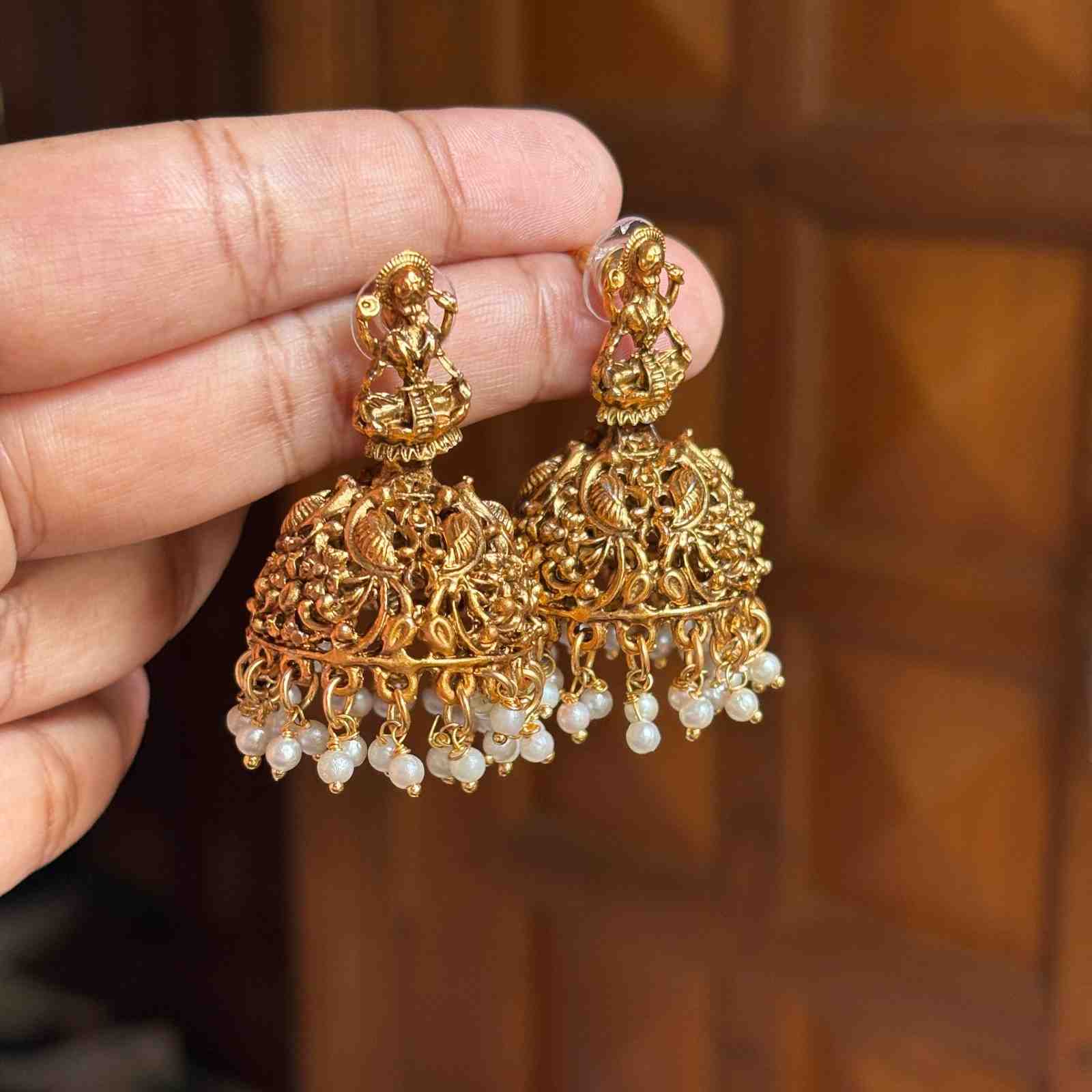 Matte Finish Lakshmi Jhumka J0082-CJ20