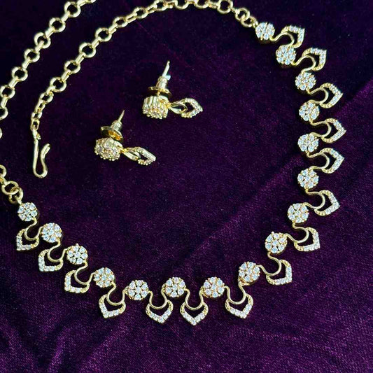 N0213 Premium Quality Diamond Replica Necklace