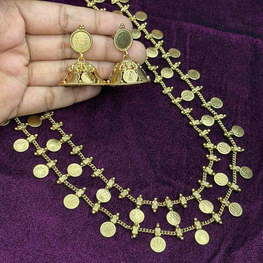 Two Layer Coin Haram with jhumka H0054-CJ60