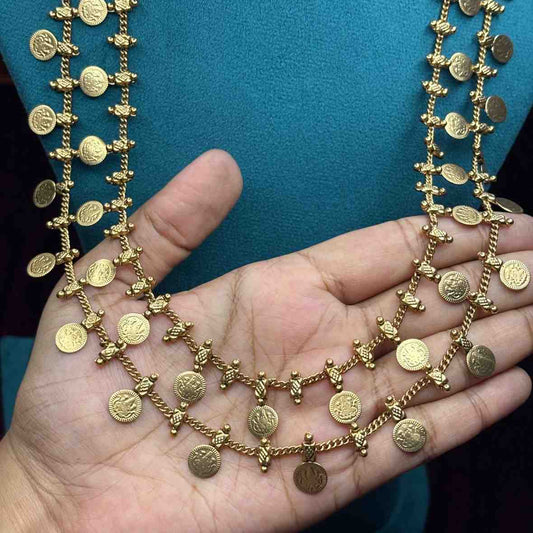 Two Layer Coin Haram with jhumka H0054-CJ60