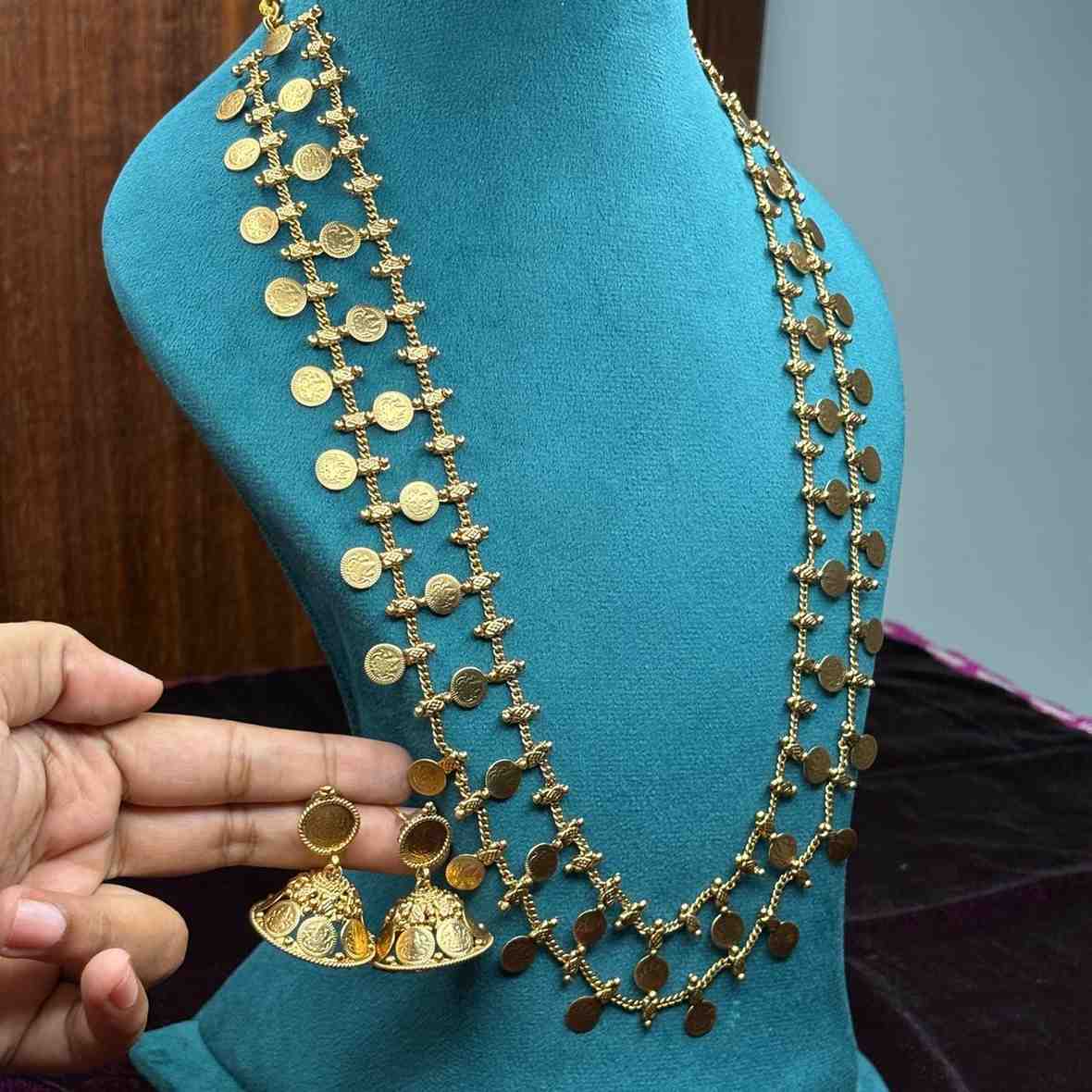 Two Layer Coin Haram with jhumka H0054-CJ60