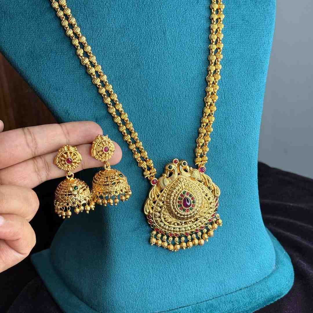 Premium Look Gold Replica Peacock Haram H0056-CJ58