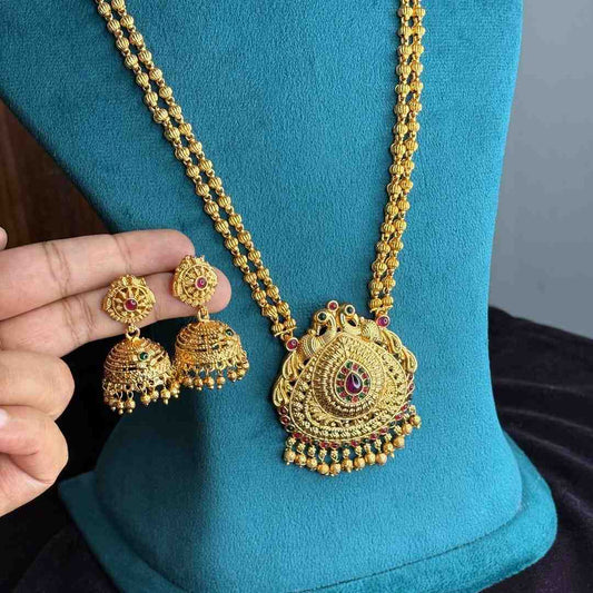 Premium Look Gold Replica Peacock Haram H0056-CJ58