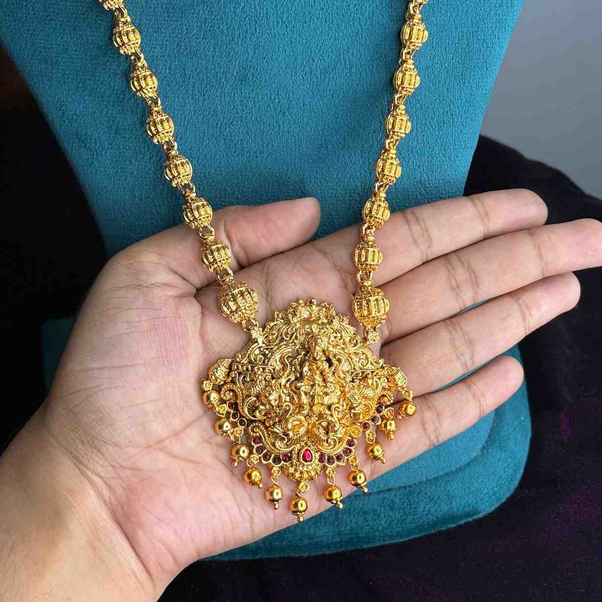 Premium Look Matte Finish Lakshmi Haram H0057-CJ33