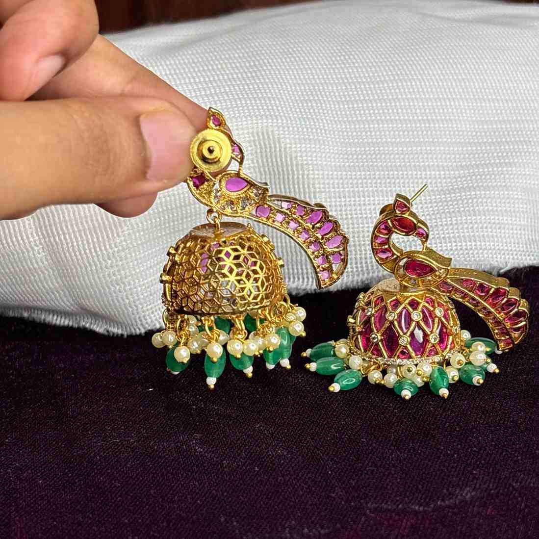 Peacock Jhumka J0083-CJ88