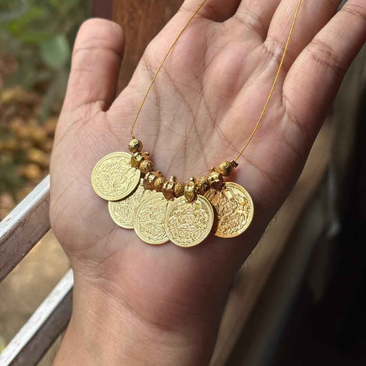 Premium quality DD Inspired coin invisible necklace IN002-O25