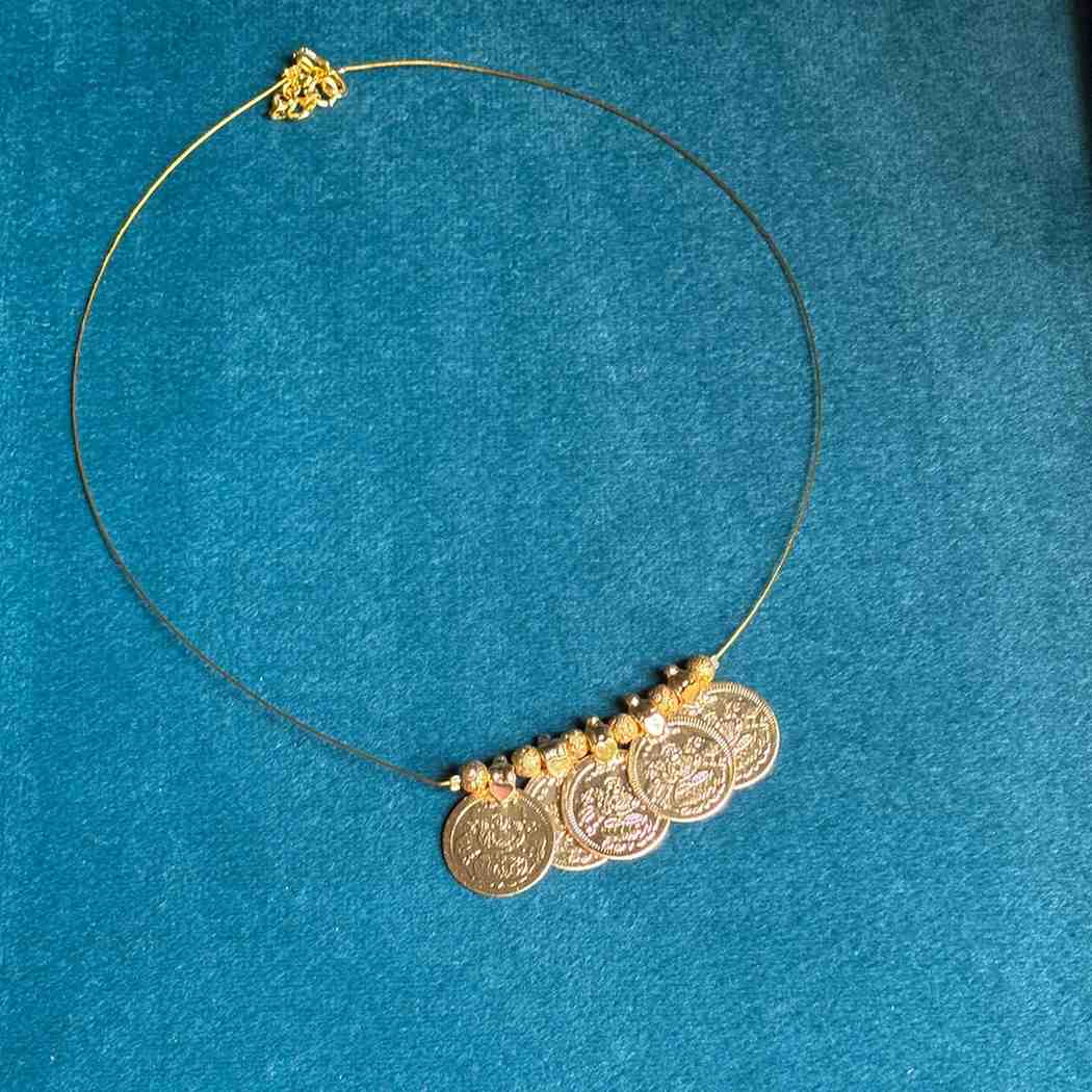 Premium quality DD Inspired coin invisible necklace IN002-O25