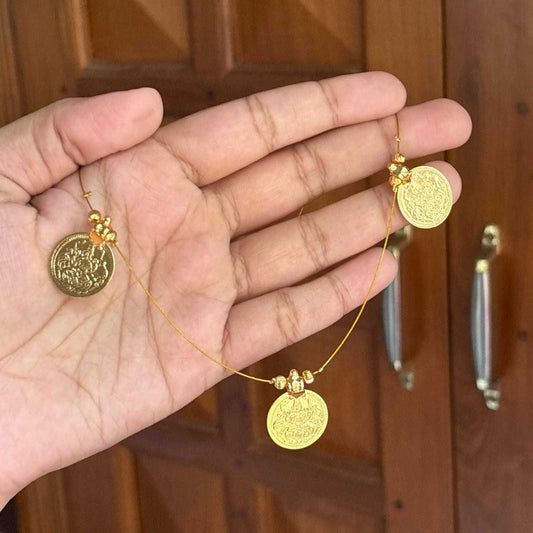 Premium quality DD Inspired coin invisible necklace IN003-O15