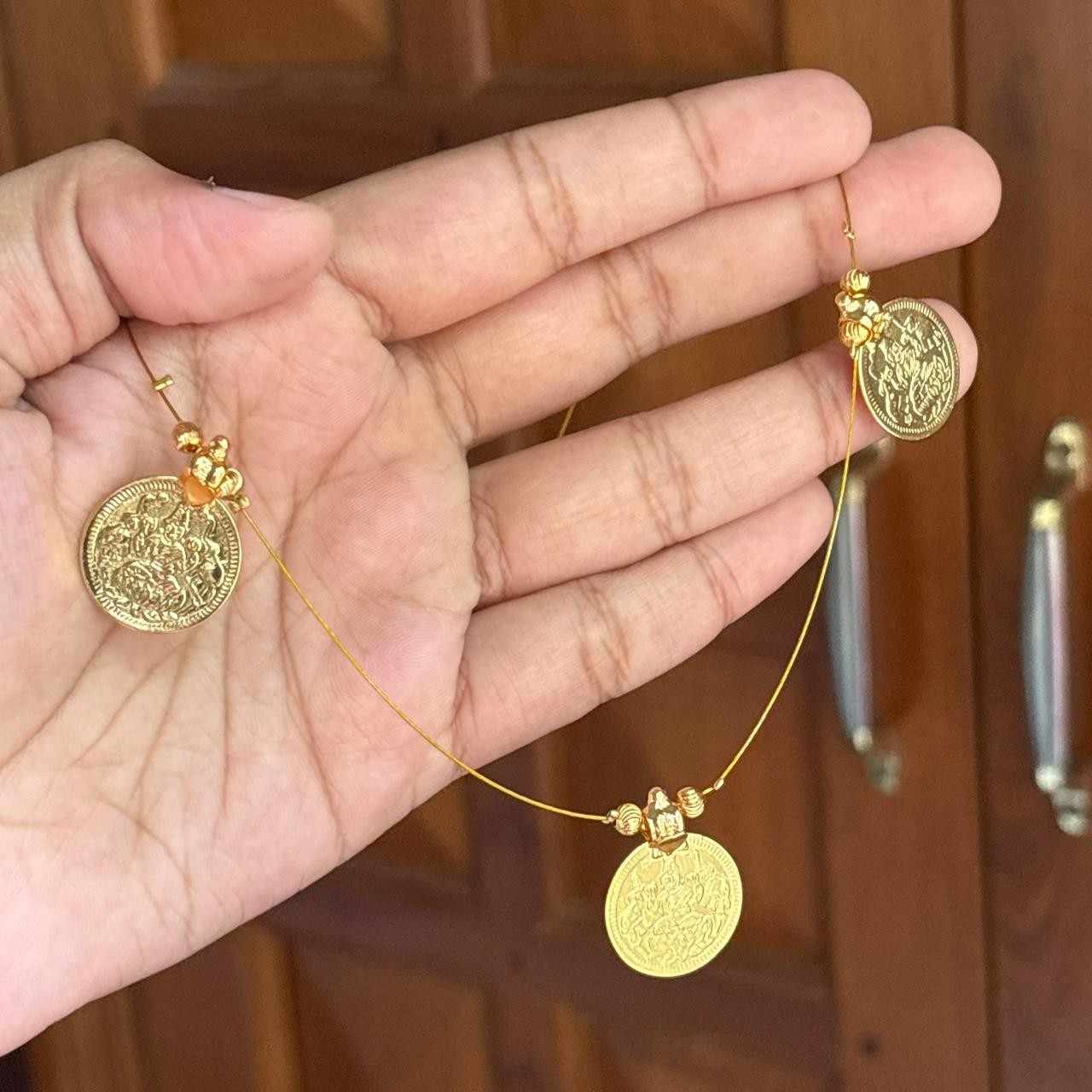 Premium quality DD Inspired coin invisible necklace IN003-O15