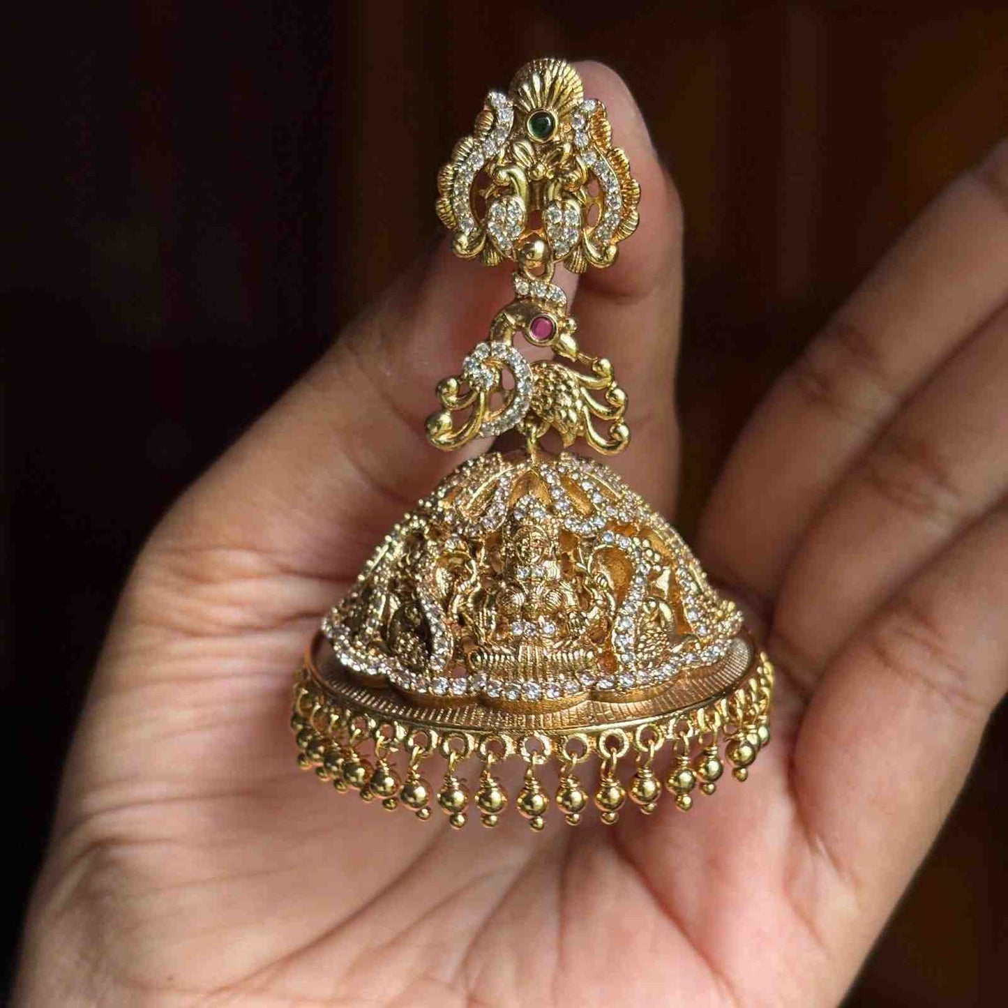 Premium Quality Temple Bridal Jhumka J0084-N90