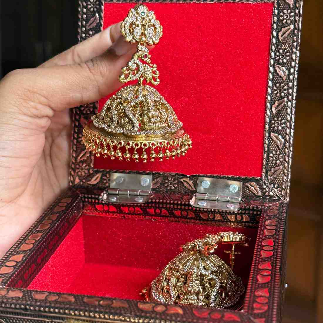 Premium Quality Temple Bridal Jhumka J0084-N90